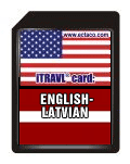 2GB SD Card English-Latvian iTRAVL NTL-2Lv